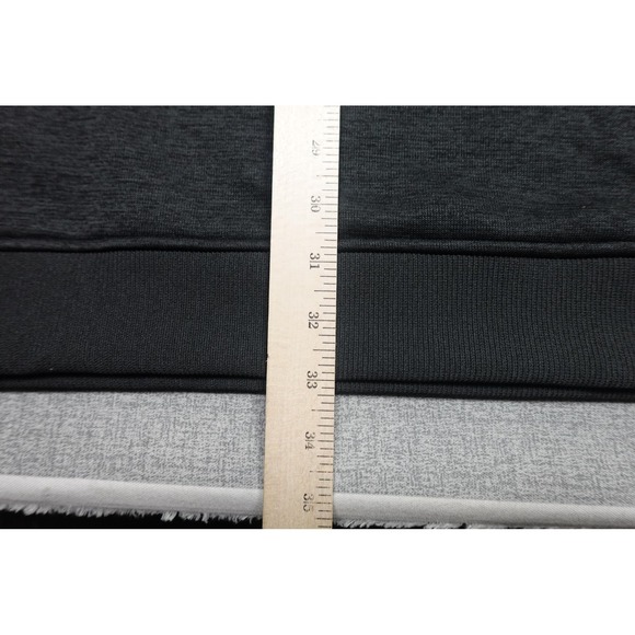 Under Armour ColdGear Quarter Zip Mens 3XLT Gray Fleece Pullover Sweatshirt - Picture 7 of 10
